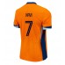 Maillot de foot Pays-Bas Xavi Simons #7 Domicile vêtements Europe 2024 Manches Courtes